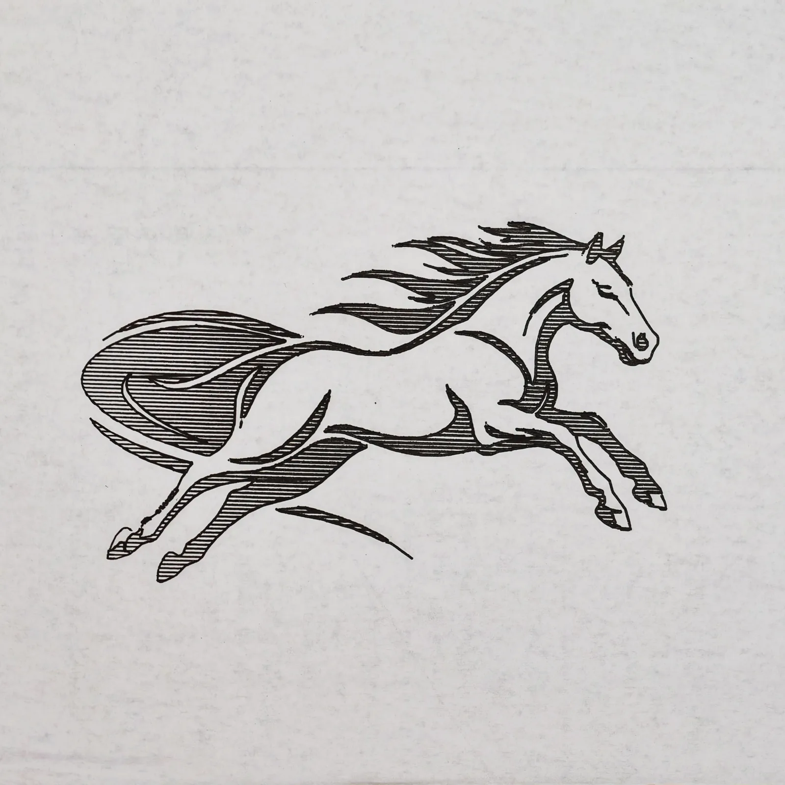 Horse logo 案例的实体绘制输出
