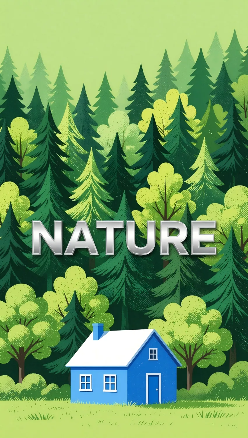 Nature forest house 验证案例的原始图像
