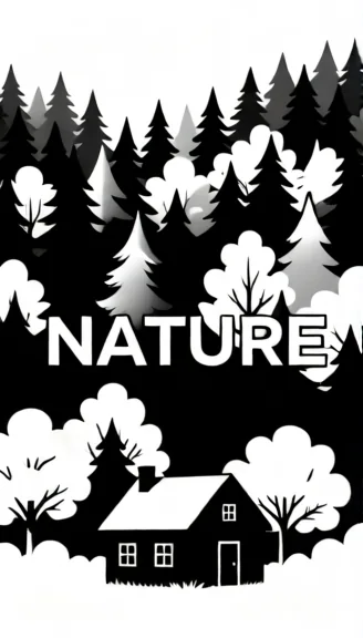 Nature forest house 验证案例经 Diffusion model 处理的图像