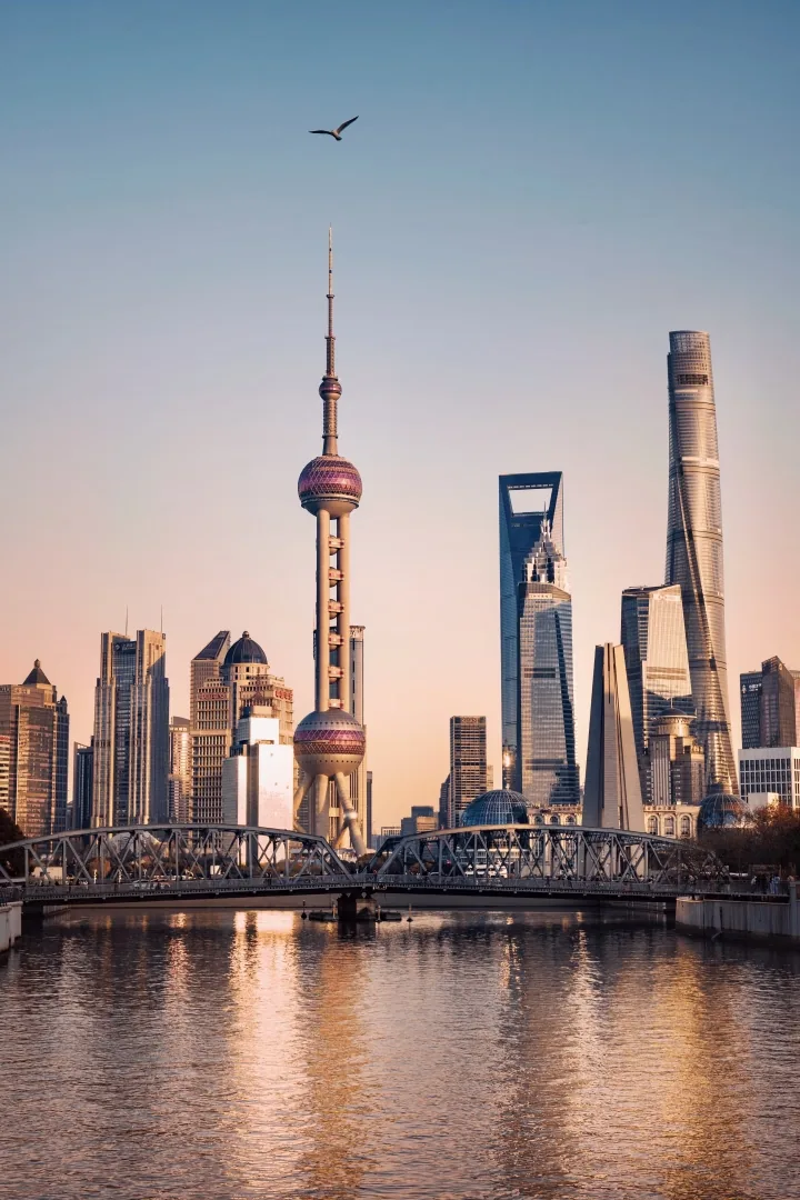 Shanghai skyline 主案例的原始照片
